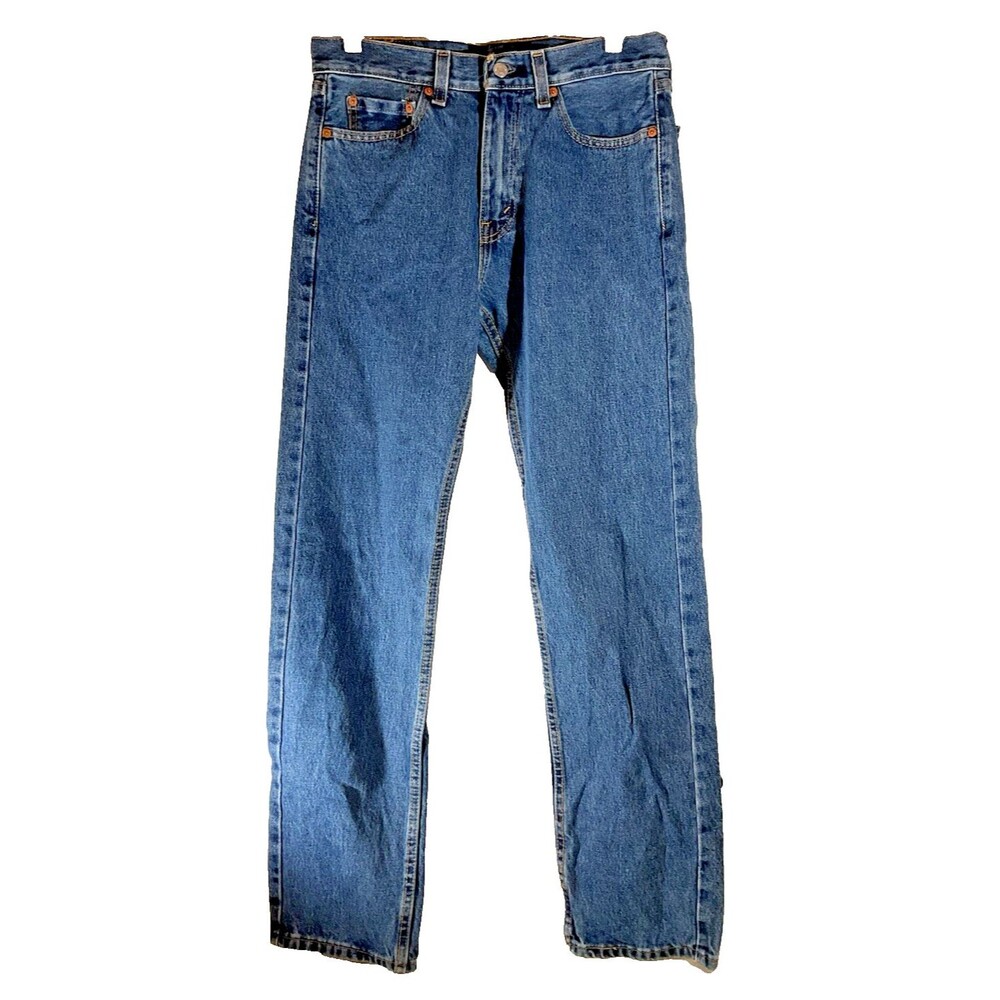 Men’s Levi's 505 Jeans 36x30 Orange Tag Blue Regular Fit Straight Leg Vintage